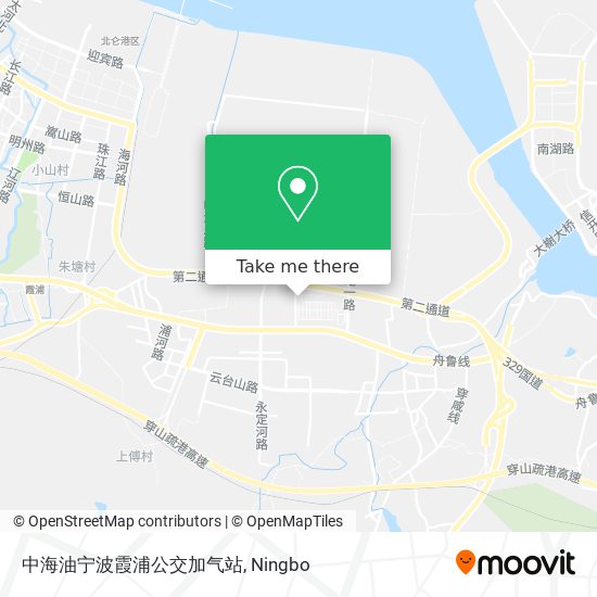 中海油宁波霞浦公交加气站 map