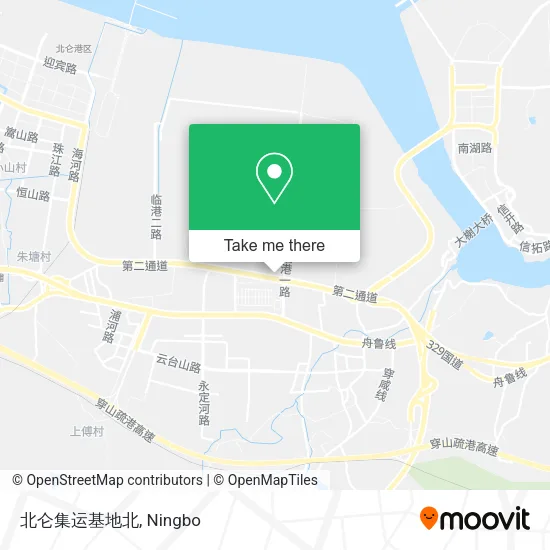 北仑集运基地北 map