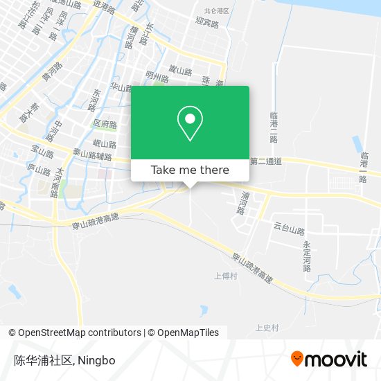 陈华浦社区 map
