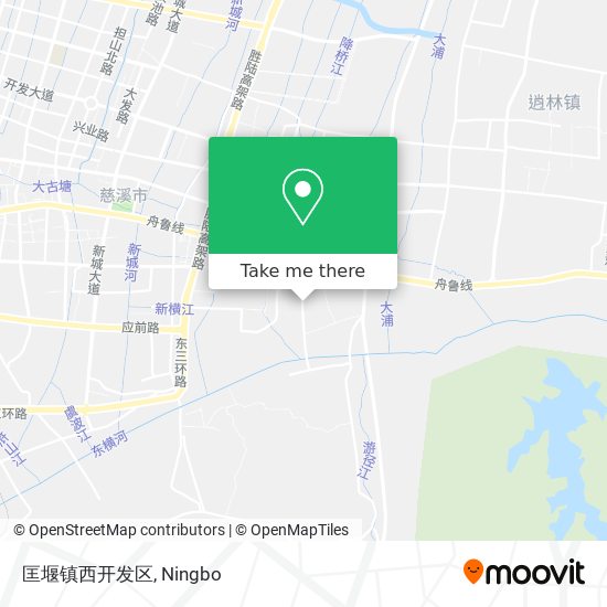 匡堰镇西开发区 map
