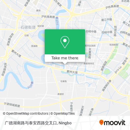 广德湖南路与泰安西路交叉口 map