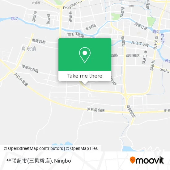 华联超市(三凤桥店) map