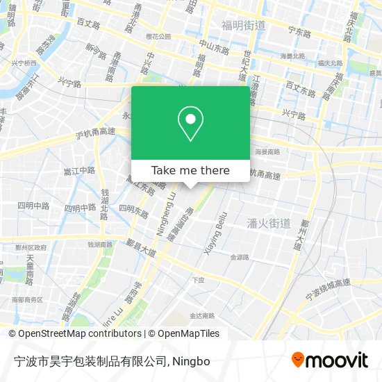 宁波市昊宇包装制品有限公司 map