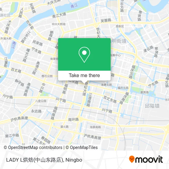 LADY L烘焙(中山东路店) map