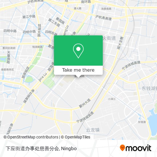 下应街道办事处慈善分会 map