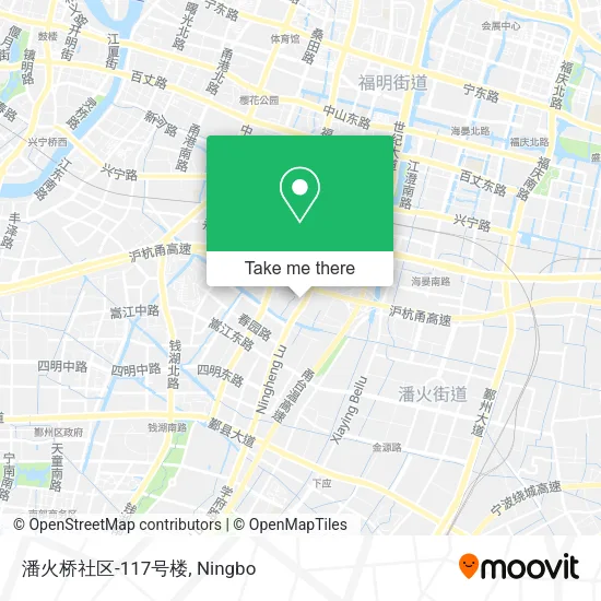 潘火桥社区-117号楼 map