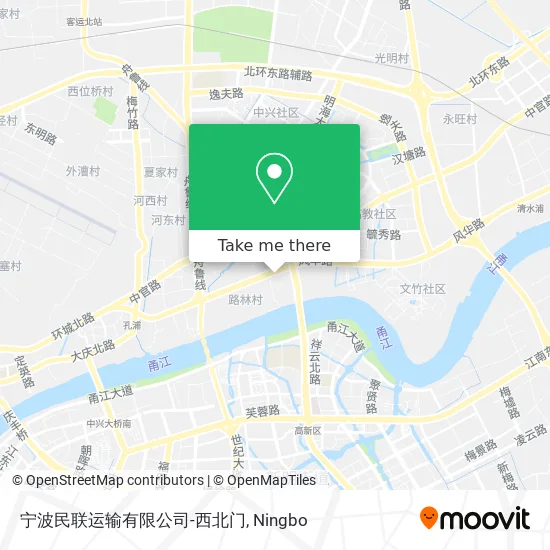 宁波民联运输有限公司-西北门 map