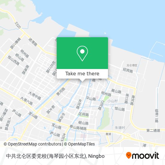 中共北仑区委党校(海琴园小区东北) map