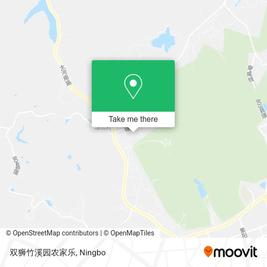 双狮竹溪园农家乐 map