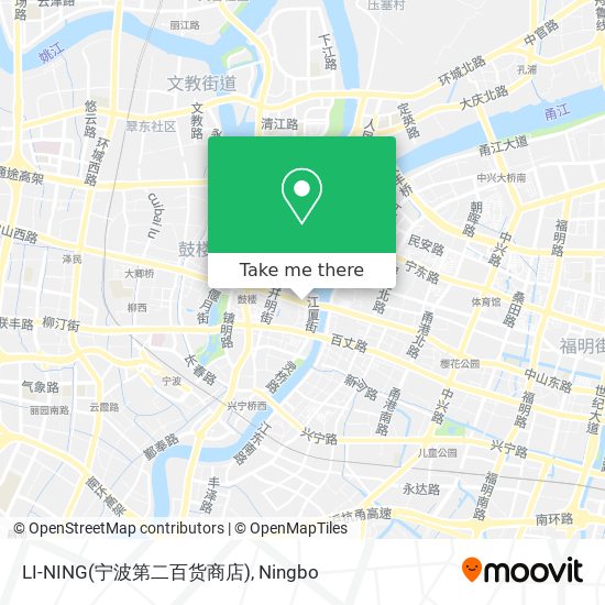 LI-NING(宁波第二百货商店) map
