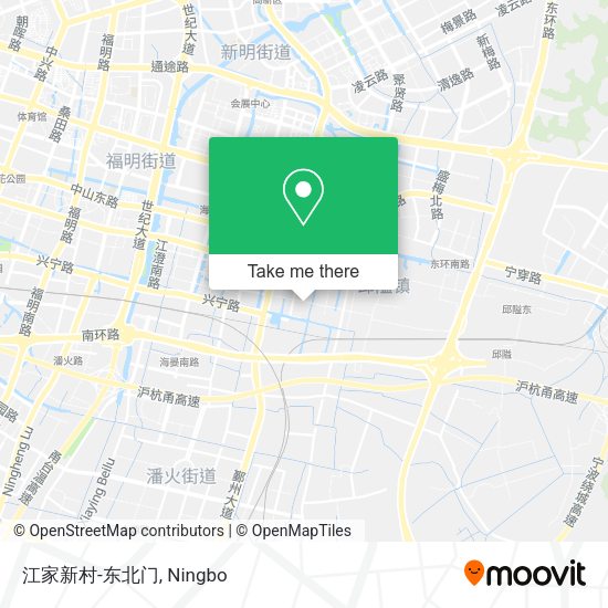 江家新村-东北门 map