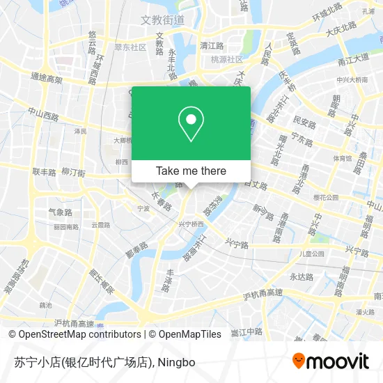 苏宁小店(银亿时代广场店) map