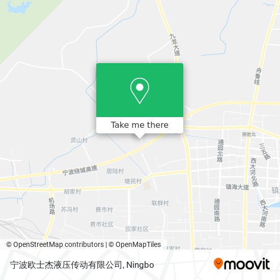宁波欧士杰液压传动有限公司 map