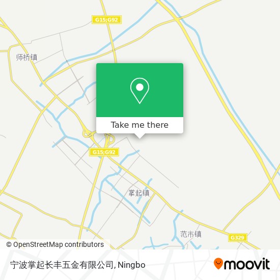 宁波掌起长丰五金有限公司 map