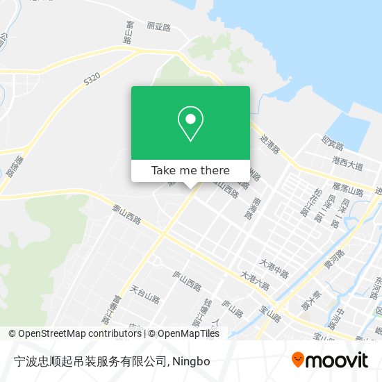 宁波忠顺起吊装服务有限公司 map