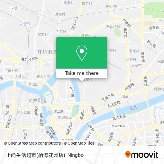 上尚生活超市(栖海花园店) map