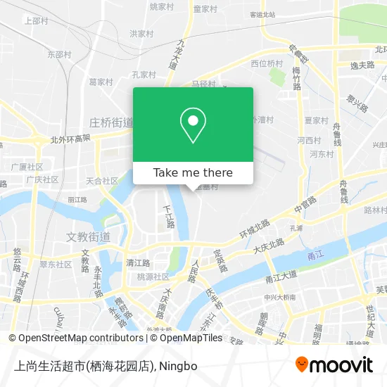 上尚生活超市(栖海花园店) map