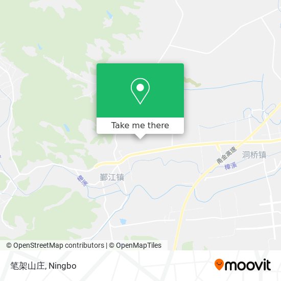 笔架山庄 map