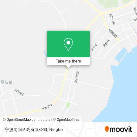 宁波向阳科高有限公司 map