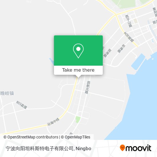 宁波向阳坦科斯特电子有限公司 map
