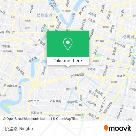 悦盛路 map