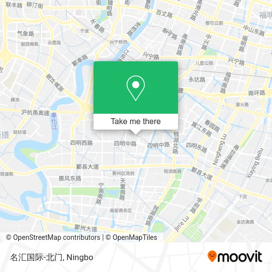 名汇国际-北门 map
