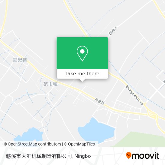 慈溪市大汇机械制造有限公司 map