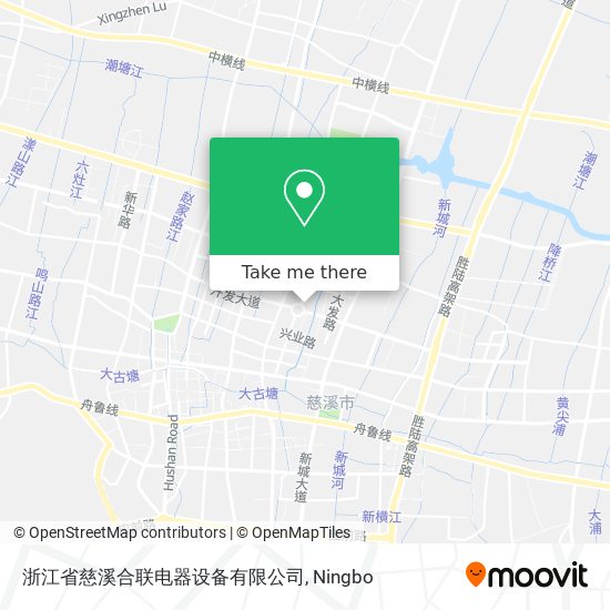 浙江省慈溪合联电器设备有限公司 map