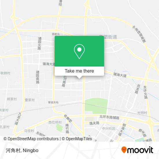 河角村 map