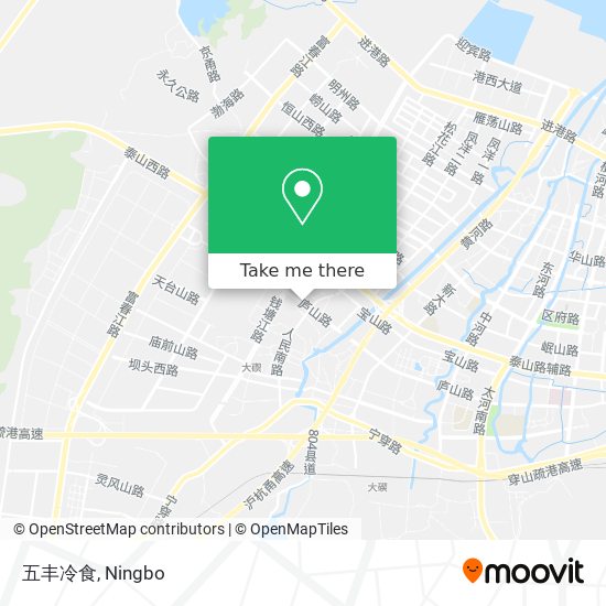 五丰冷食 map