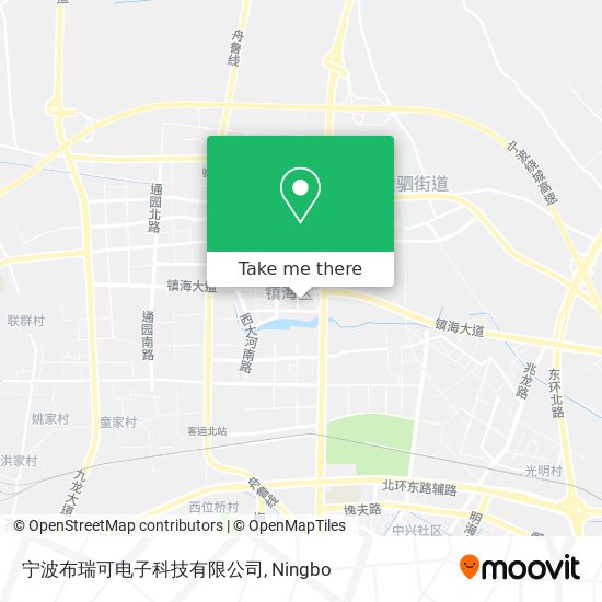 宁波布瑞可电子科技有限公司 map