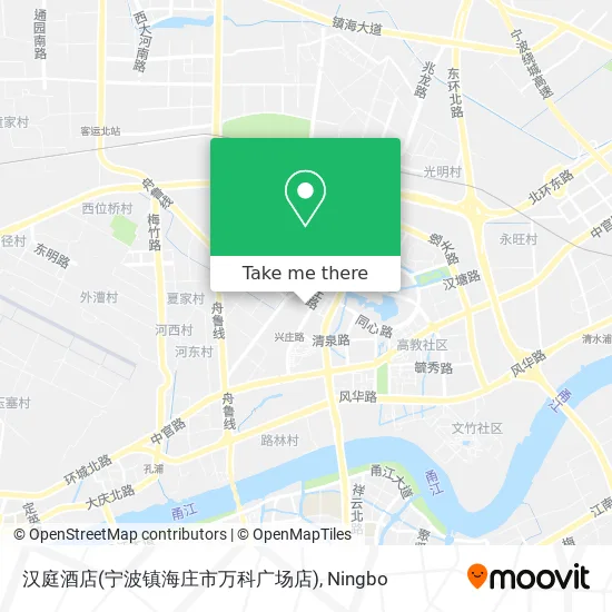 汉庭酒店(宁波镇海庄市万科广场店) map