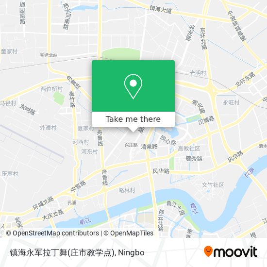 镇海永军拉丁舞(庄市教学点) map