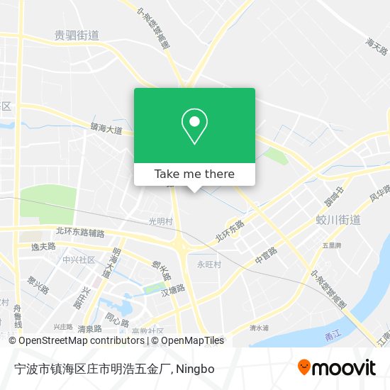 宁波市镇海区庄市明浩五金厂 map