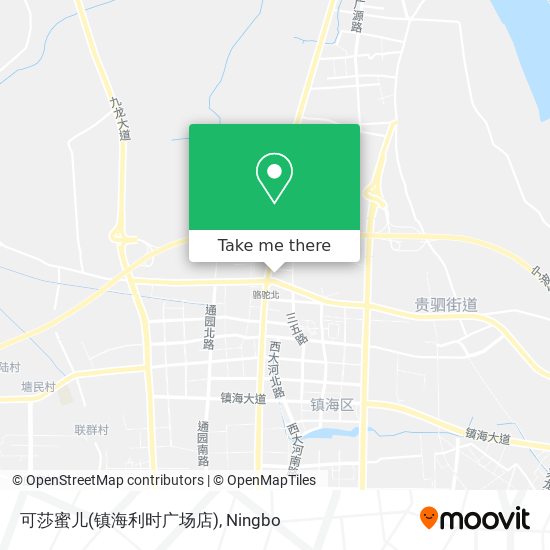 可莎蜜儿(镇海利时广场店) map