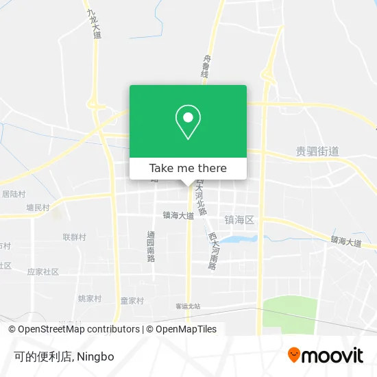 可的便利店 map