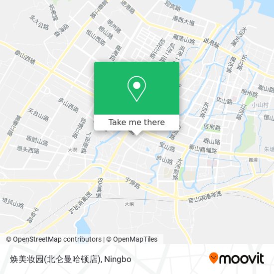 焕美妆园(北仑曼哈顿店) map