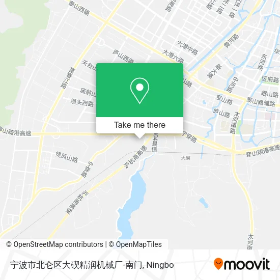 宁波市北仑区大碶精润机械厂-南门 map