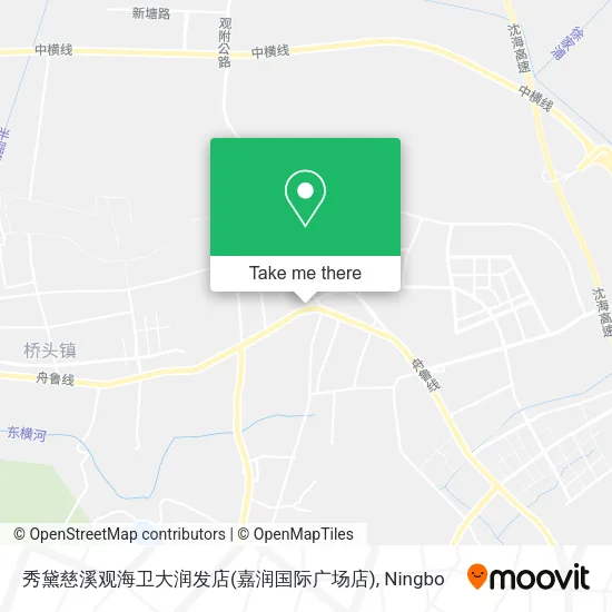 秀黛慈溪观海卫大润发店(嘉润国际广场店) map