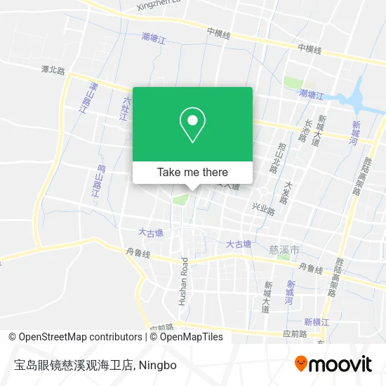 宝岛眼镜慈溪观海卫店 map