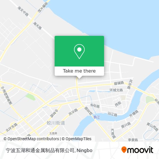 宁波五湖和通金属制品有限公司 map