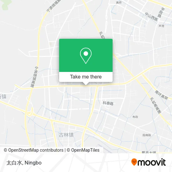 太白水 map