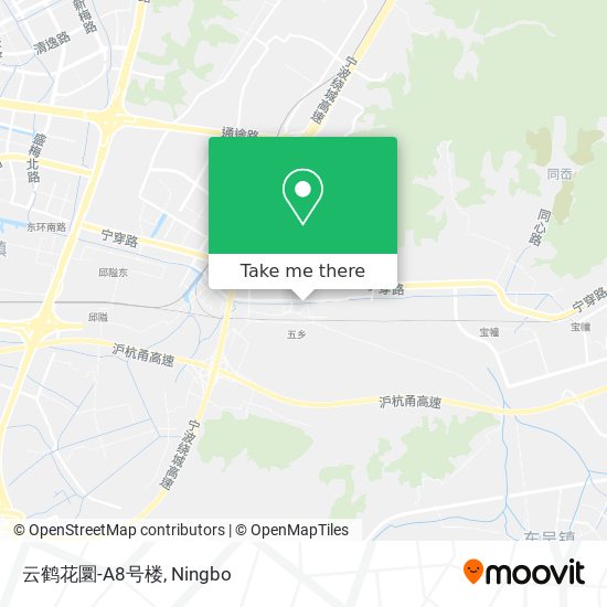 云鹤花圜-A8号楼 map