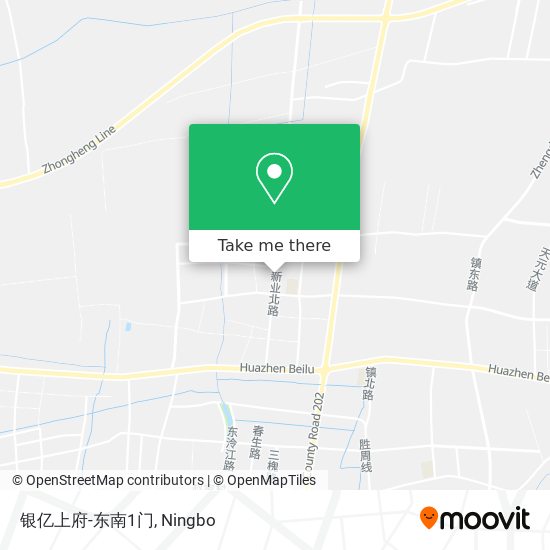 银亿上府-东南1门 map