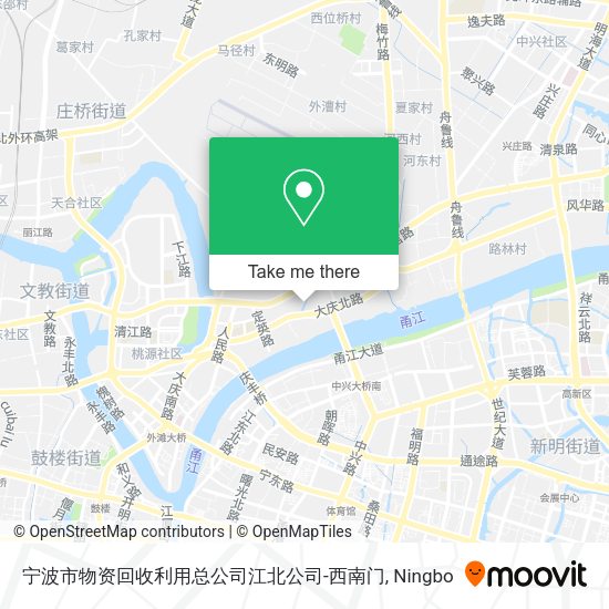 宁波市物资回收利用总公司江北公司-西南门 map