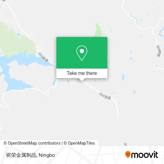 祺荣金属制品 map