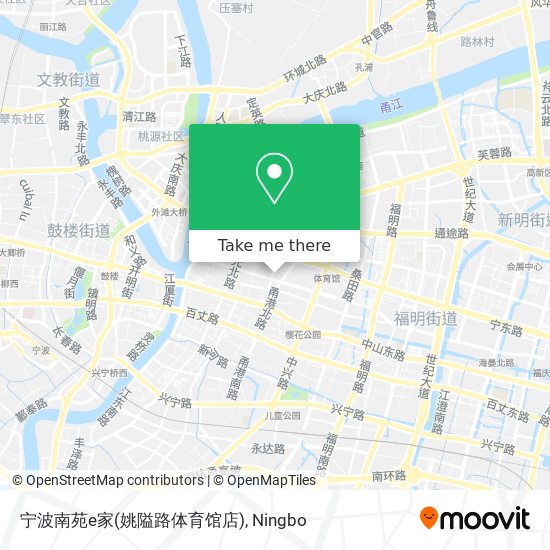 宁波南苑e家(姚隘路体育馆店) map