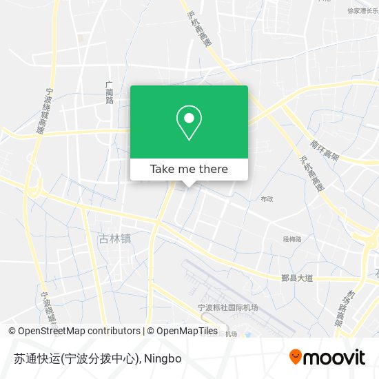 苏通快运(宁波分拨中心) map