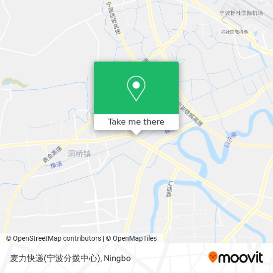 麦力快递(宁波分拨中心) map