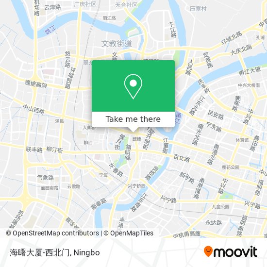 海曙大厦-西北门 map